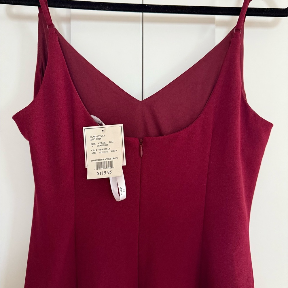 Burgundy Evening Dress NWT - Picture 5 of 7